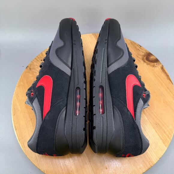 Nike Air Max 1 ESS \'Vamps\' Mens‎ Size 18 Shoes Black University Red FZ5808-008 main image 7